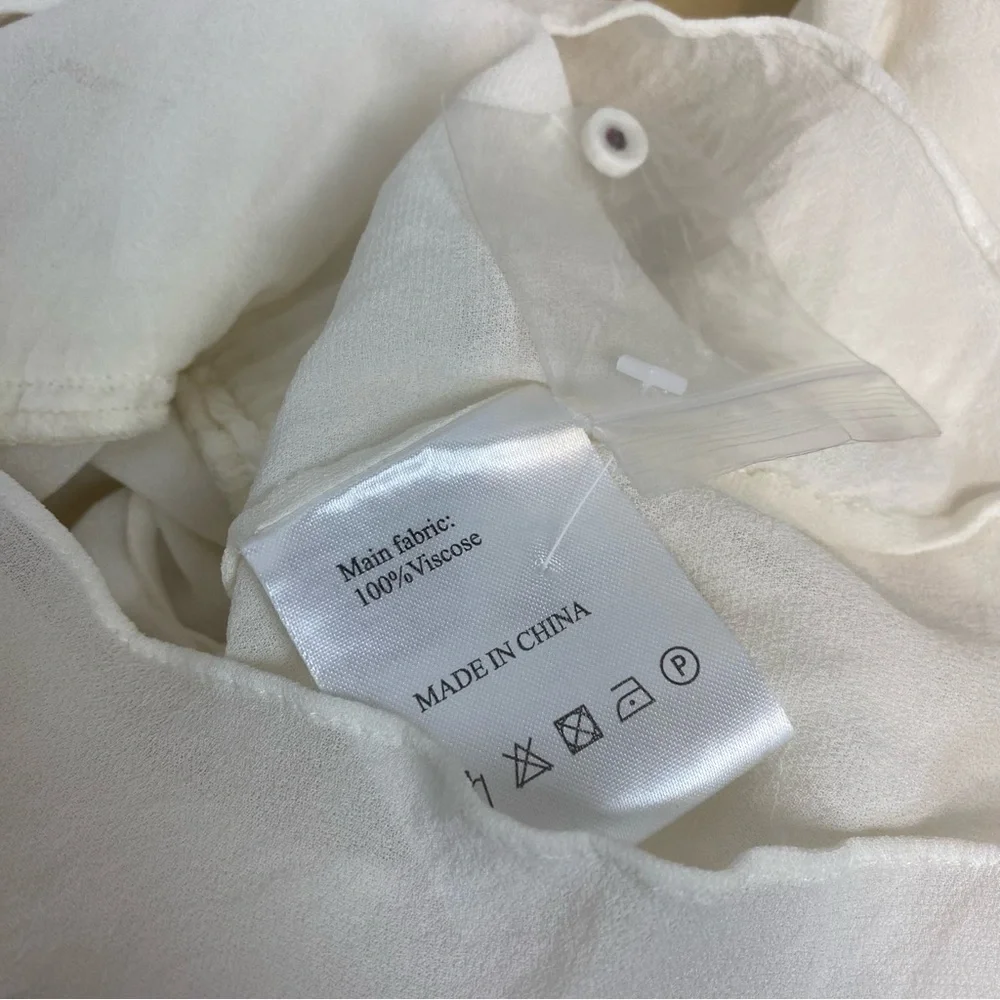 MUNTHE • See Through White Blouse - Picture 10 of 13